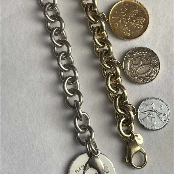 VERONESE Sterling silver bracelet with coins - Picture 7 of 7